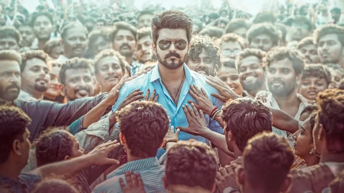 Chennai police told Madras High Court that 1.2 crore people watched Vijay's Jana Nayagan illegally. Vijay in Jana Nayagan.