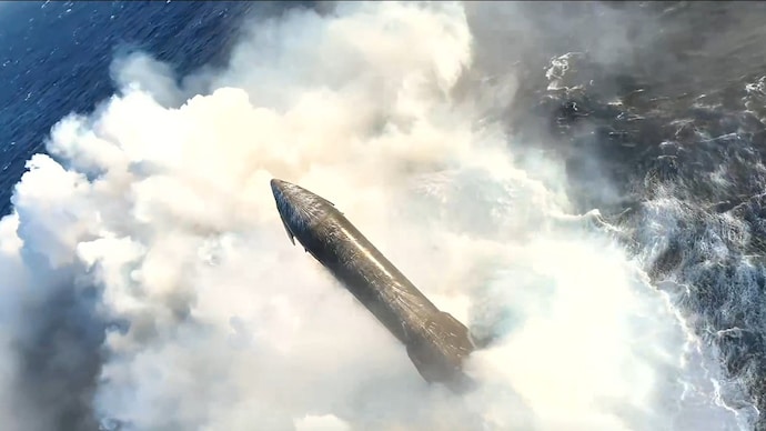 Watch: Starship lands in middle of Indian Ocean after launching from Texas