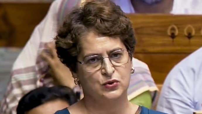 Wayanad MP and Congress leader Priyanka Gandhi (PTI)
