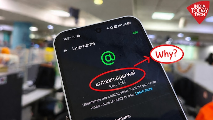 WhatsApp's username