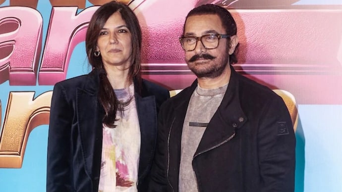 Aamir Khan (R) had made his relationship with Gauri Spratt (L) official in 2025. When Aamir Khan said that marriage would not suit him at 60