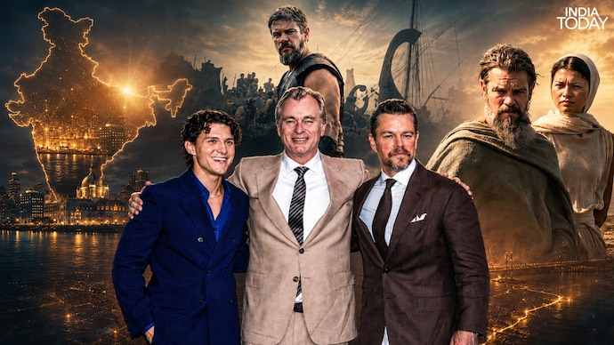 Christopher Nolan brought stars Matt Damon and Tom Holland to Mumbai for The Odyssey's red-carpet premiere ahead of the film's release. (Credit: India Today/Vikram Gautam) Why India and why now? Why Nolan made India central to global promotional campaign