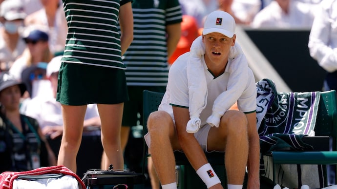 Wimbledon lands in trouble over Jannik Sinner vs Novak Djokovic semi-final schedule. (Reuters Photo) Wimbledon