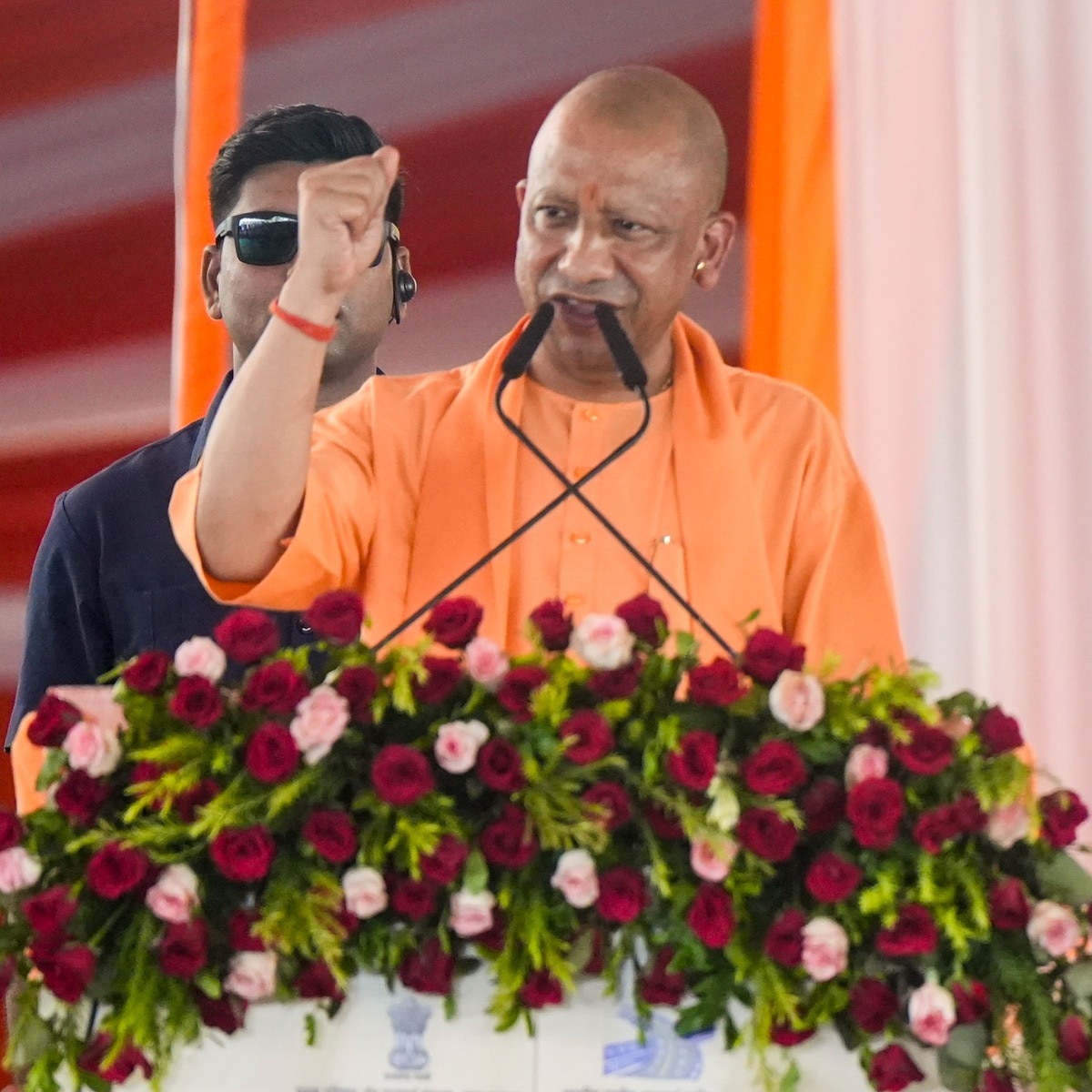 SP and Congress anti-Sanatan, practiced graveyard wall secularism: Yogi Adityanath