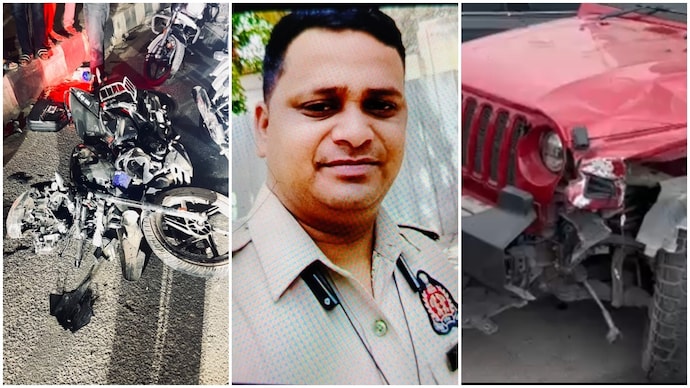 A 40-year-old home guard was killed in Ghaziabad accident. A 40-year-old home guard was killed in Ghaziabad accident.