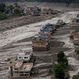 A drove view of mud covered properties following a flash flood at Trishuli in Nuwakot district, Nepal, August 26, 2026. REUTERS/Navesh Chitrakar TPX IMAGES OF THE DAY A drove view of mud covered properties following a flash flood at Trishuli in Nuwakot district, Nepal, August 26, 2026. REUTERS/Navesh Chitrakar TPX IMAGES OF THE DAY