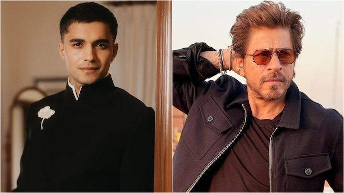 Abhay Verma has opened up about working with Shah Rukh Khan. Photo: Instagram:verma.abhay_/poojadadlani02 Abhay Verma, Shah Rukh Khan