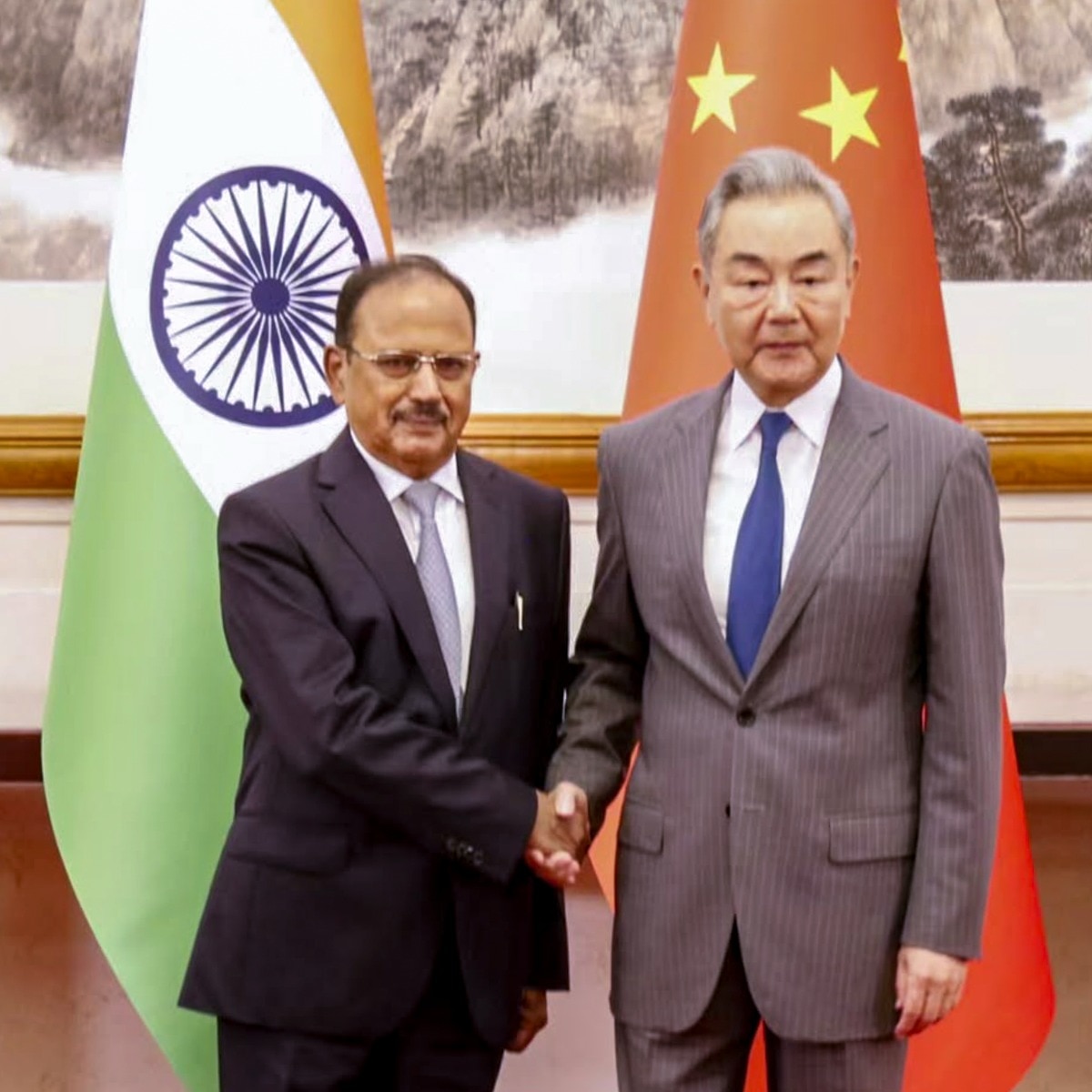 Ajit Doval and Wang Yi