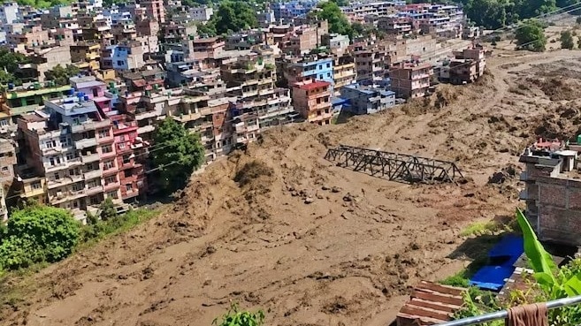 Nepal worker clings to mango tree to survive when wall of water came crashing down