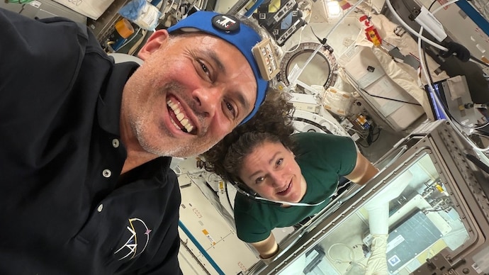 Anil Menon spacewalk