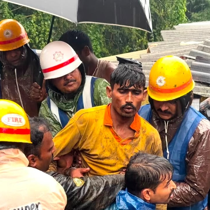 3 of family killed after rain-triggered landslide buries shed in Karnataka