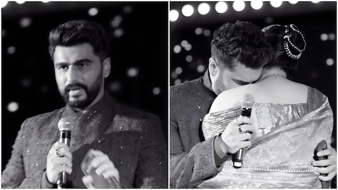 In his emotional speech, Arjun Kapoor reflected on how much he has missed Anshula ever since she moved out. (Credit: Instagram/anshulakapoor) Arjun Kapoor tears up, calls late mother's presence felt at Anshula’s wedding