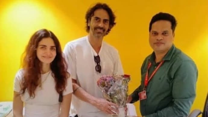 Arjun Rampal, Gabriella Demetriades