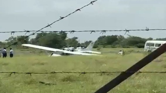 Maharashtra: Months after Ajit Pawar’s death, trainer plane crashes in Baramati; pilot safe Maharashtra: Months after Ajit Pawar’s death, trainer plane crashes in Baramati; pilot safe