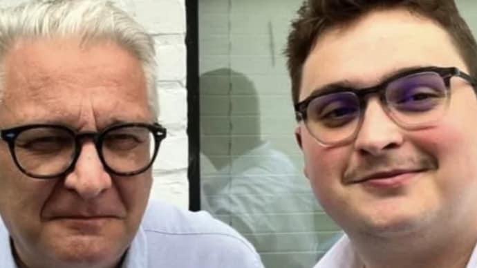 Prince Laurent (left) and Clément Vandenkerckhove (right) (Photo credit - Instagram) Belgian car salesman enters royal family after Prince Laurent names him son