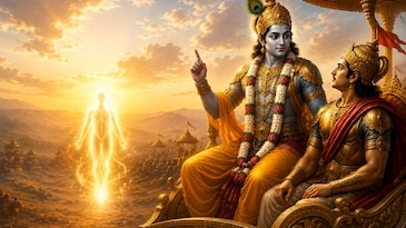 Bhagavad Gita Shloka of the Day: Just as a person changes old clothes for new ones, the soul... Bhagavad Gita Shloka of the Day: Just as a person changes old clothes for new ones, the soul...