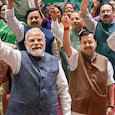 PM Modi, Nitin Nabin and Amit Shah at an NDA parliamentary party ‘Mangal Milan’ meeting on August 11, 2026. PM Modi, Nitin Nabin and Amit Shah at an NDA parliamentary party ‘Mangal Milan’ meeting on August 11, 2026.