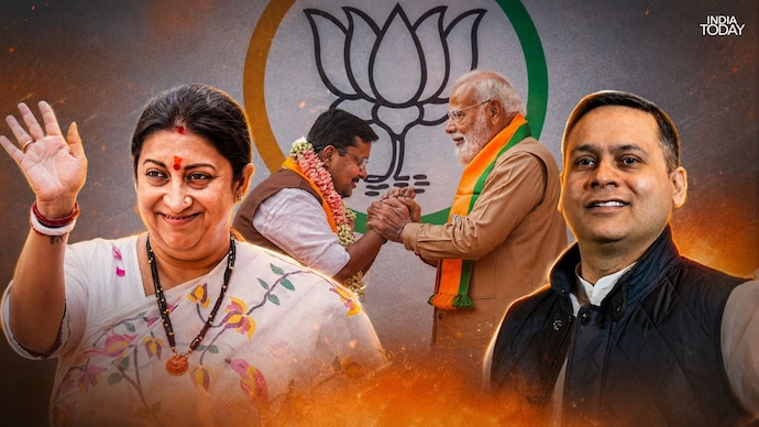 Smriti Irani's comeback and dropping of Amit Malviya from the BJP's organisational posts are the key takeaways. (AI edited image with PTI photos) BJP new team