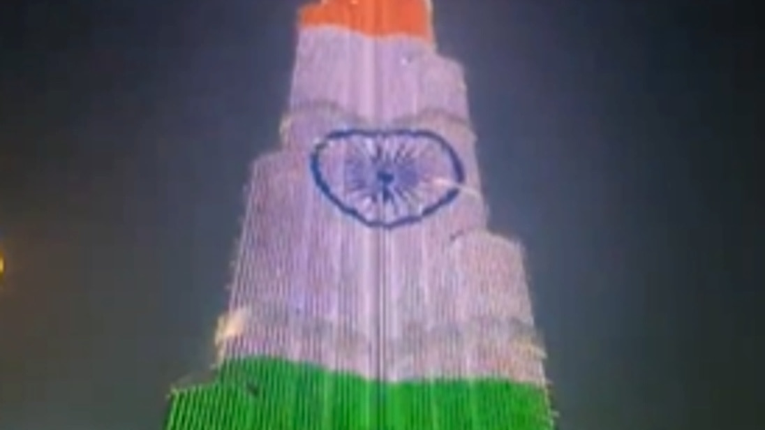 Burj Khalifa glows in tricolour as world leaders mark India's 80th Independence Day