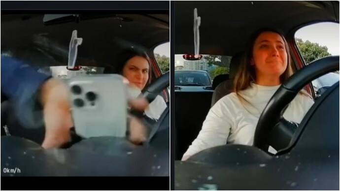 A dashcam video showed a Brazil woman getting robbed in seconds. (Photos: Instagram/@talenkphotos) car
