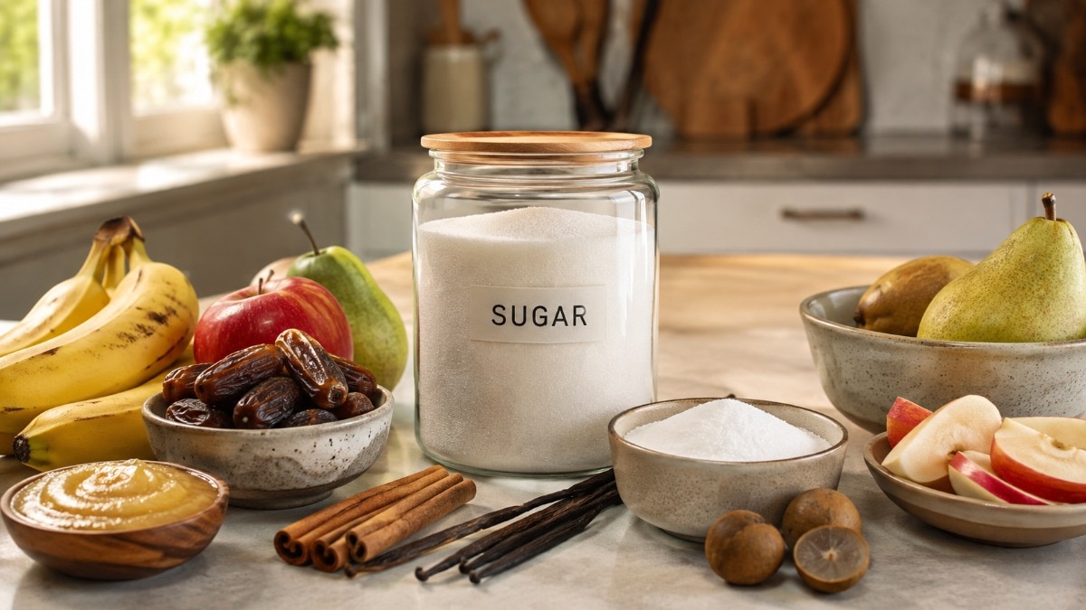 Clinical nutritionist Palak Nagpal says the body needs glucose, not refined sugar. (AI-generated image)