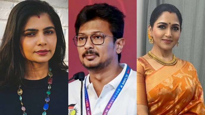 Chinmayi, Khushbu and Udhayanidhi.
