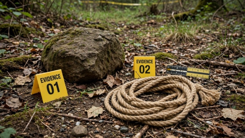 Man, aide beat his schizophrenic son with rock, strangles him; put him in container