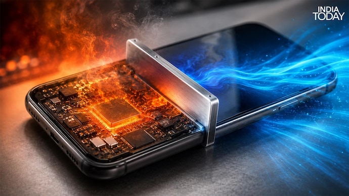 Ever picked up your phone and found it burning hot, even just from scrolling? IIT Madras has a fix. (Photo: Gen AI/India Today)
