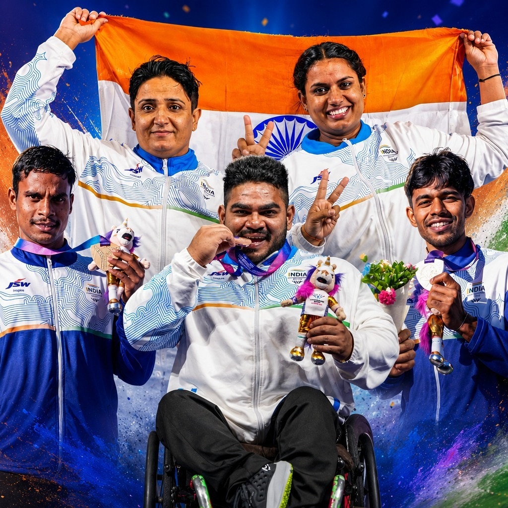 Seven medals, countless stories: India's para athletes come of age at CWG 2026