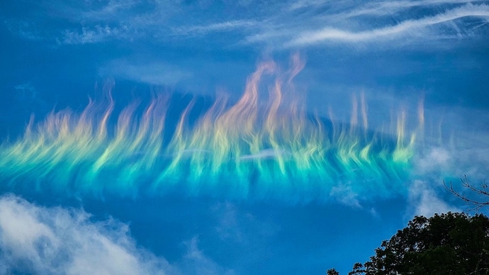 Fire rainbow