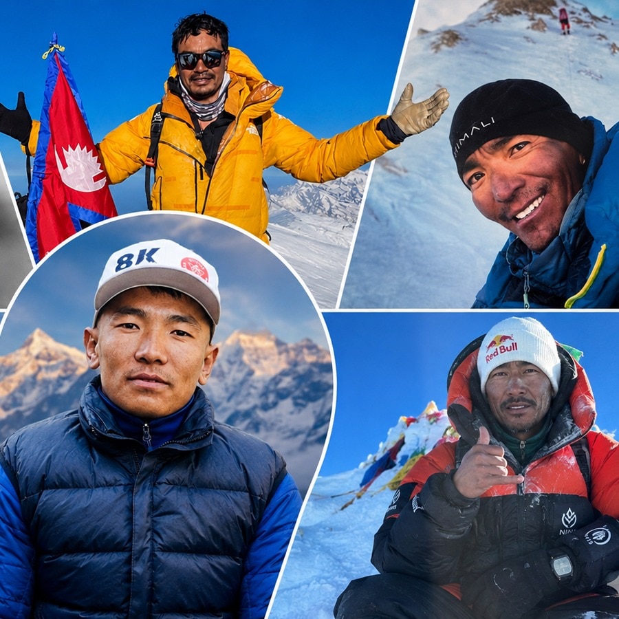 Five Nepali guides died alongside Purja: Pur Bahadur Gurung, known as Yukta; Kili Pemba Sherpa, known as Kilu; Nima Sherpa; Nawang Thendu Sherpa; and Gyaljen Sherpa, known as Gyalu. (Image Credit: Social Media)