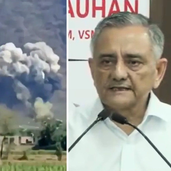 Former CDS General Anil Chauhan was speaking at an event organised by VIF. Former CDS General Anil Chauhan was speaking at an event organised by VIF.