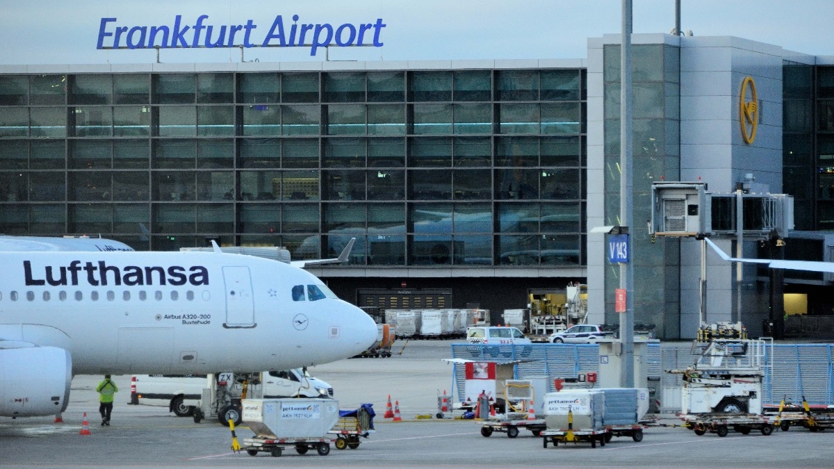 Frankfurt Airport is one of the busiest airports in Germany. (Image: Getty) Frankfurt Airport is one of the busiest airports in Germany. (Image: Getty)