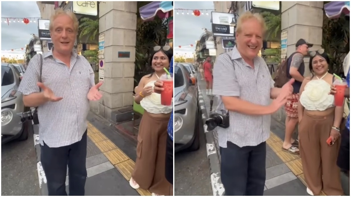 German man speaks to Indians in Hindi, ends conversation with 'Mera Bharat Mahaan'