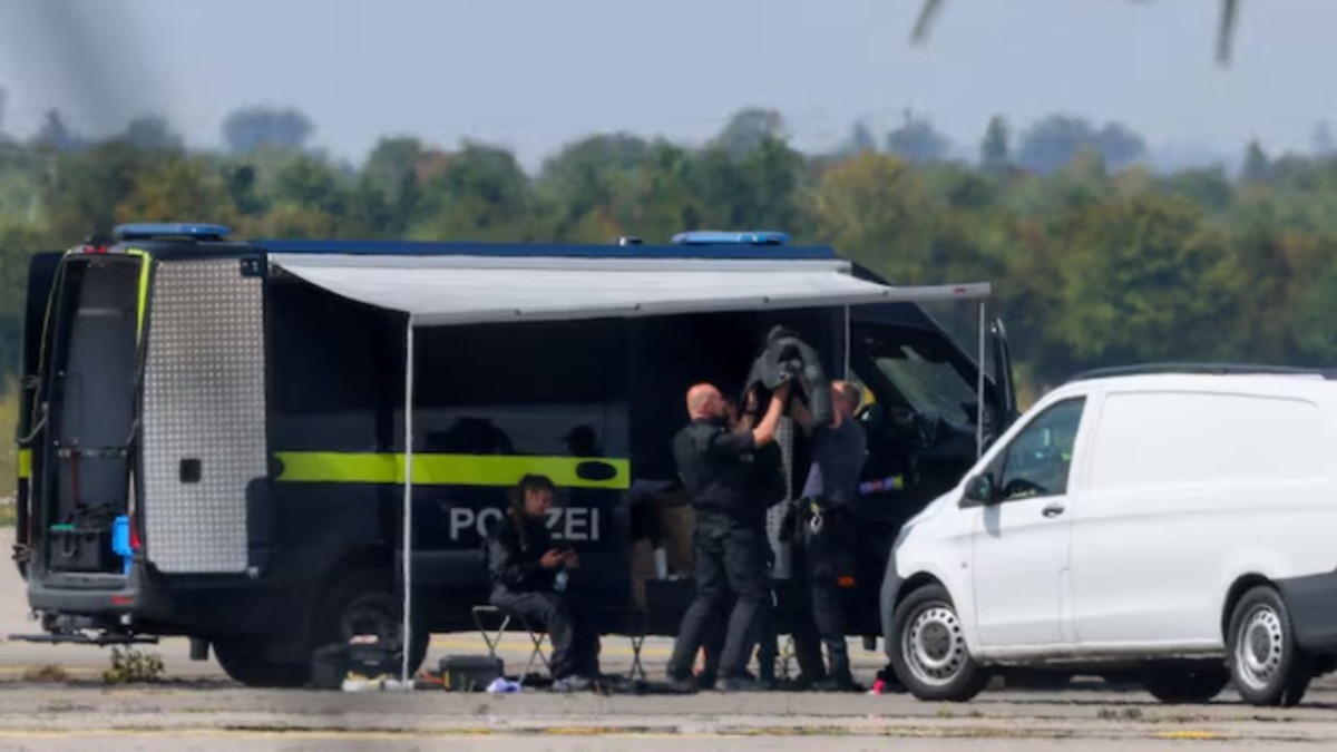 Germany warns of daily hybrid attacks after explosive drone found near airport