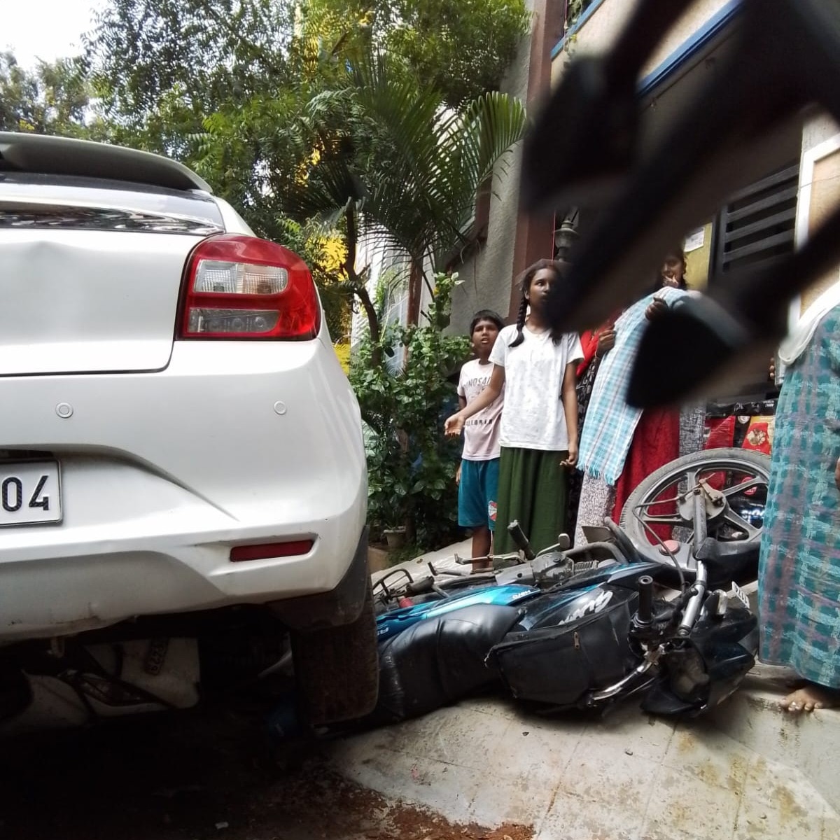 Video: Hyderabad teen takes friend's rental car for spin, crashes into elderly man