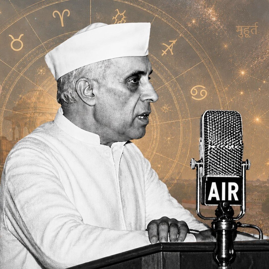 Independent India's first PM, Jawaharlal Nehru found a middle path to solve the concerns raised by astrologers. (Image: Getty/AI-edit)