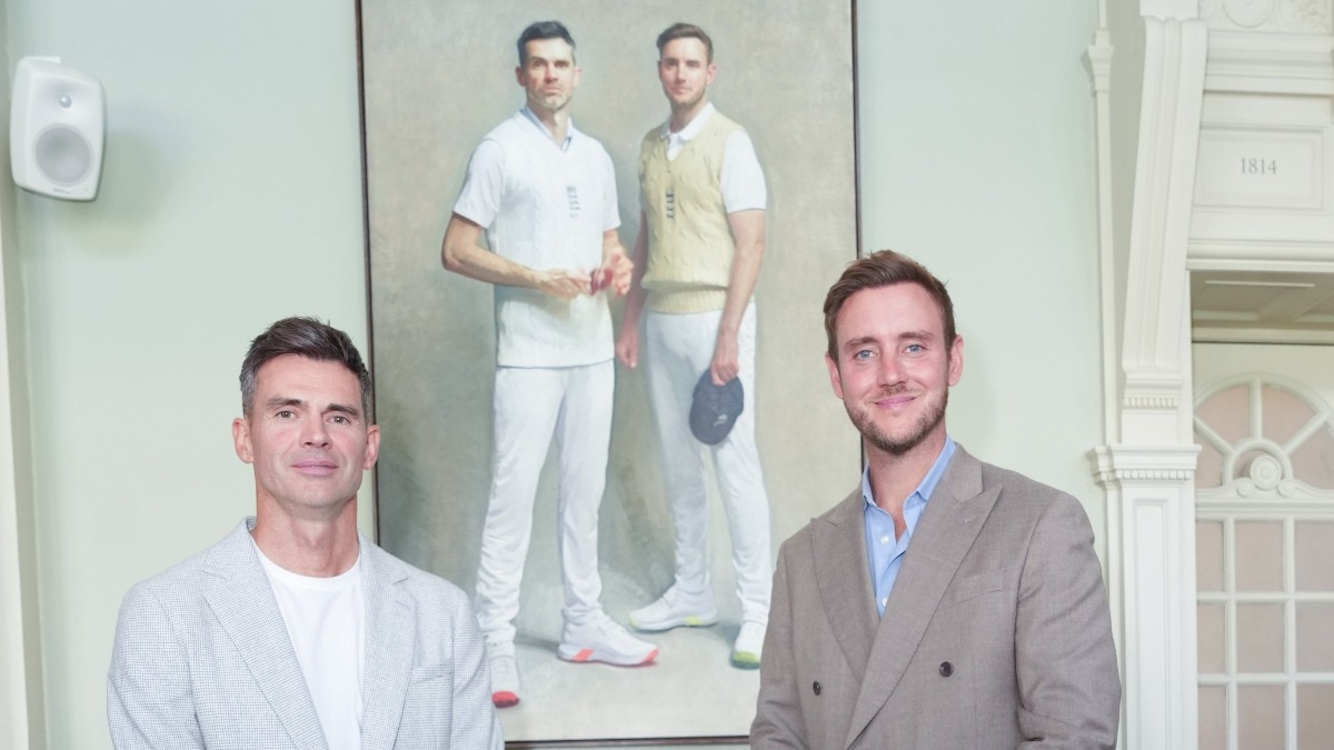 Stuart Broad and James Anderson Reunite at Lord's for Historic Joint Portrait Unveiling