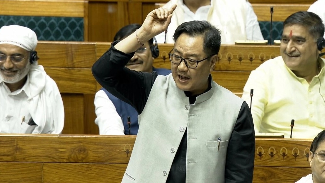 Kiren Rijiju slams Congress for 'running away' from debate on student stir