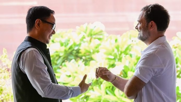 Rahul Gandhi vs Kiren Rijiju in fiery verbal duel over women's quota bill