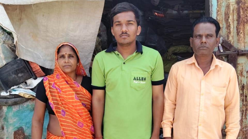 Kota scrap collector’s son secures 98.6% NEET percentile
