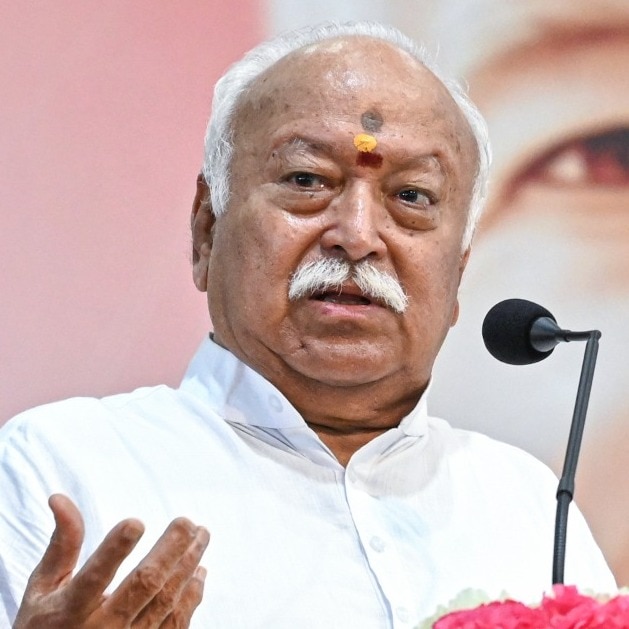 Mohan Bhagwat addressed a gathering of around 2,000 Gen Z and Gen Aplha youth in Mumbai. (Image: PTI)