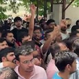 NEET-PG 2026 exam disrupted in Jaipur: Students protest, NBEMS announces re-test (screengrab) NEET-PG 2026 exam disrupted in Jaipur: Students protest, NBEMS announces re-test (screengrab)
