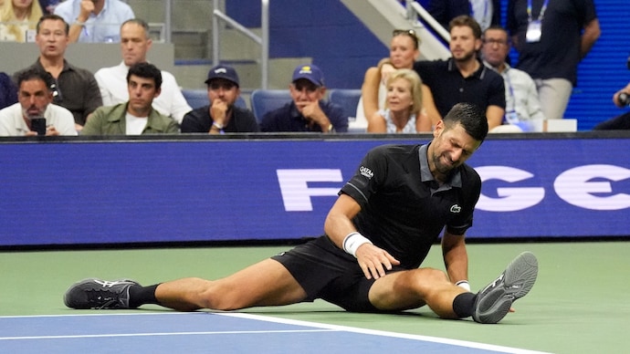 Djokovic vomited and suffered back and shoulder problems during Navone clash. (Reuters Photo) Novak Djokovic, US Open 2026