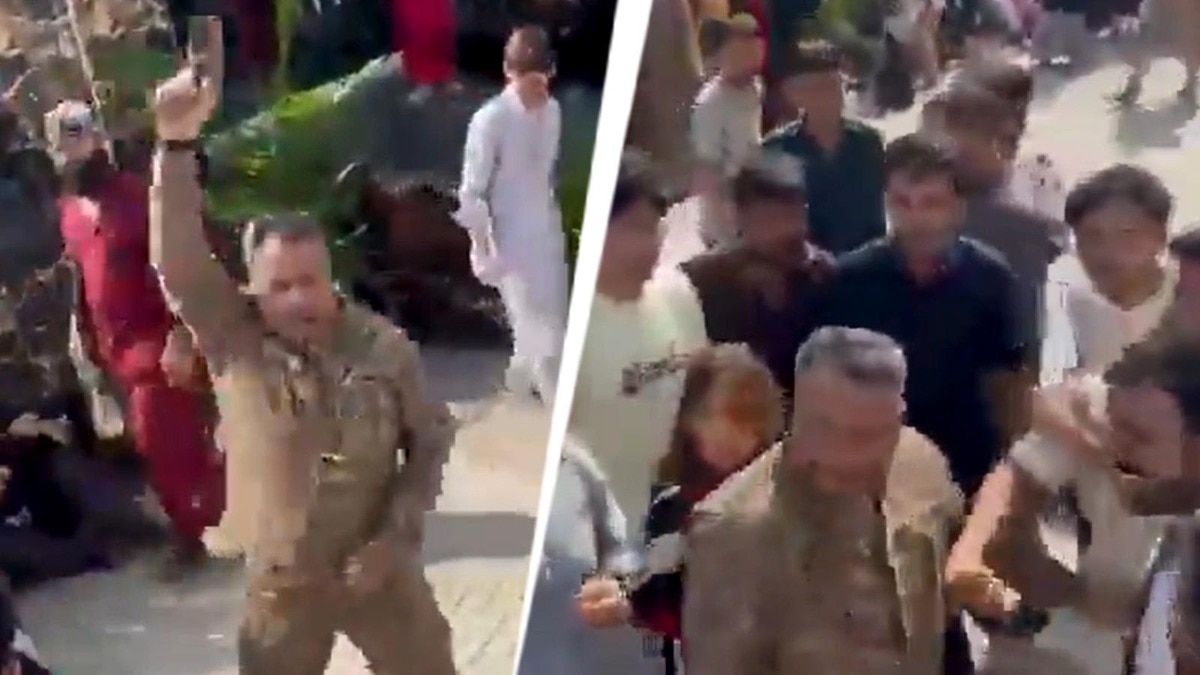 Pak army gets taste of Gen Z anger, officer fires in air to escape protesters