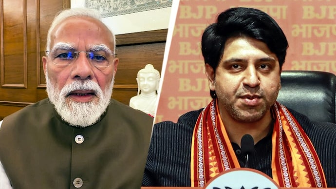 Shehzad Poonawalla (right) said PM Modi has "failed to become a proper dictator".
