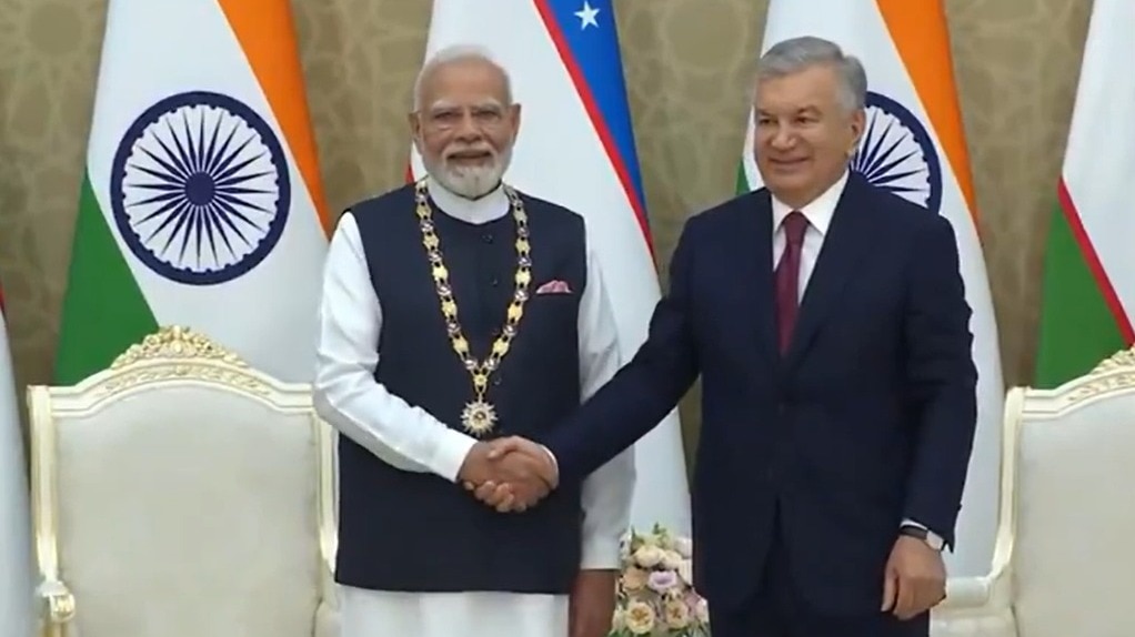 PM Modi conferred Uzbekistan's supreme state award on Tashkent visit
