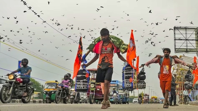 Police and administration on high alert in UP for Kanwar Yatra (Photo: PTI)