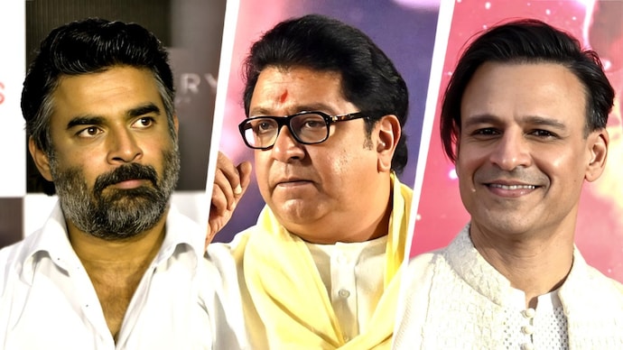 Raj Thackeray hits out at R Madhavan and Vivek Oberoi for praising PM Modi while living abroad.