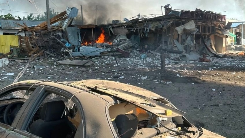 Russian missile attack kills 10 in northeast Ukraine; Zelenskiy vows, 'We will definitely respond to this Russian strike'
